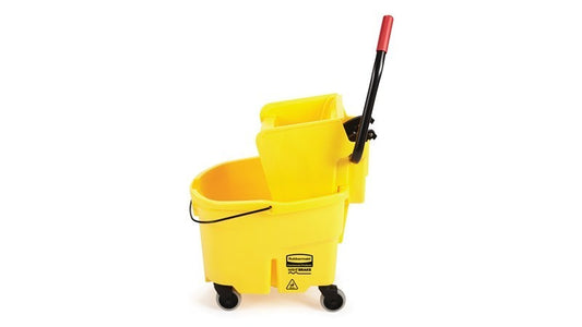 WAVEBRAKE® 26 QT BUCKET AND CASTERS, YELLOW