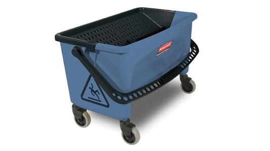 MICROFIBER FINISH BUCKET WITH WRINGER BLUE