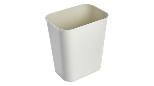 FIRE RESISTANT WASTEBASKET 7 QT BEIGE