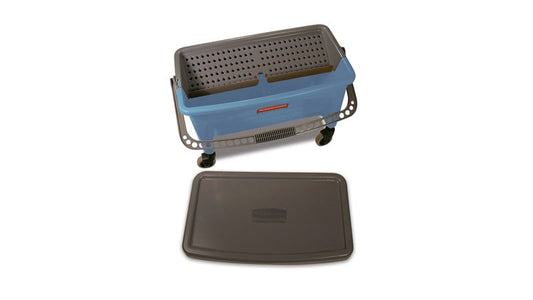 MICROFIBER FINISH BUCKET WITH WRINGER BLUE