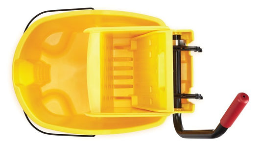 WAVEBRAKE® 35 QT SIDE PRESS BUCKET AND WRINGER, YELLOW