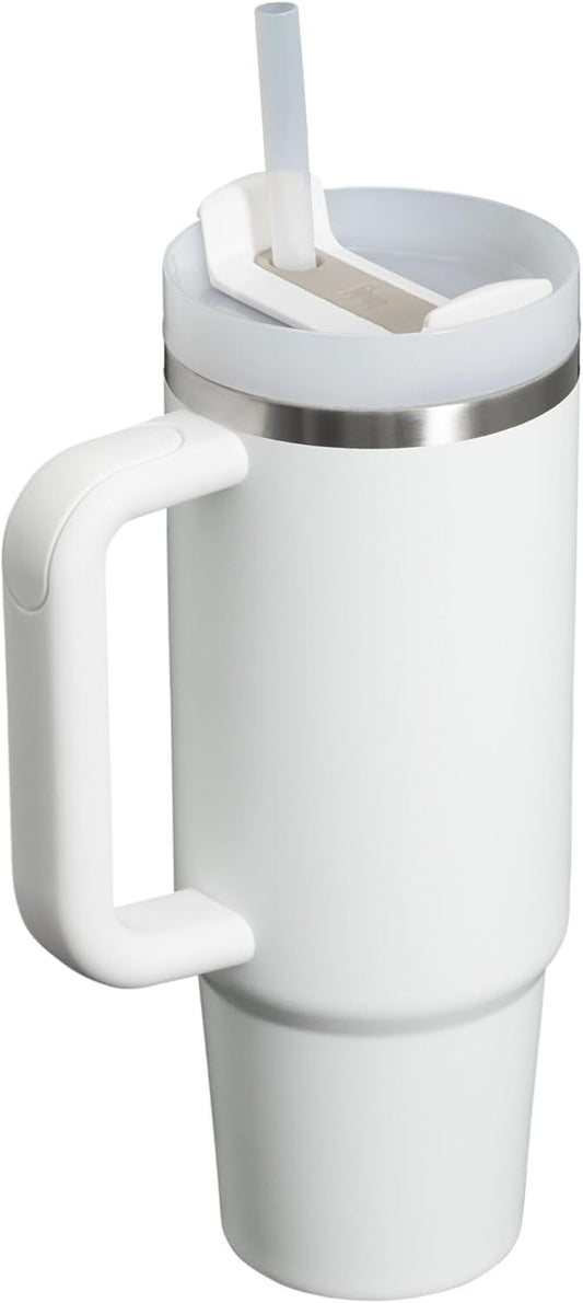 STANLEY Quencher H2.O FlowState™ Tumbler, 887 ml, White (Frost)
