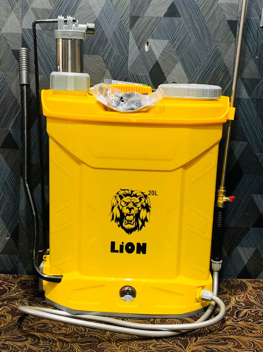 LION, 2 IN 1 STEEL PUMP