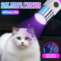 K-207 UV Flashlight Black Light USB Rechargeable Currency Check - portable UV Flashlight - Rechargeable car light USB Rechargeable Light -Portable Handheld Cat Detector lamp,for Dog Cat Care and Resin Curing