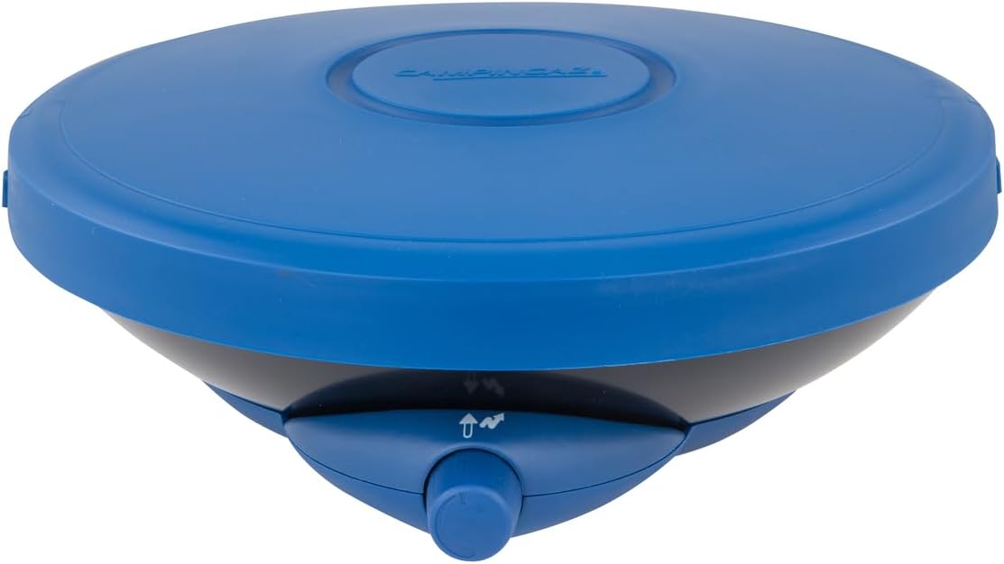 Campingaz Party Grill 100, Camping Stove and Grill, All-in-One Portable Camping BBQ, with Griddle, Grid and Pan Support, Black