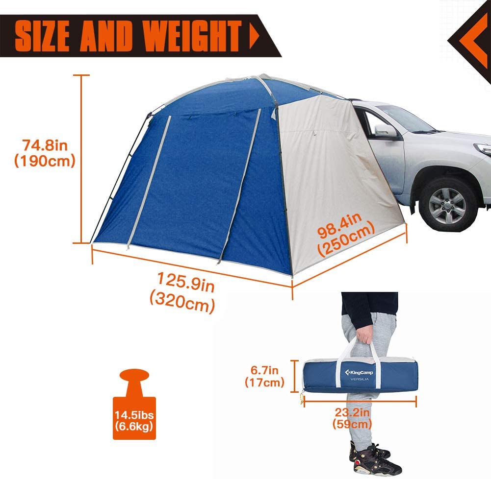 KingCamp Changing Tent Convenience