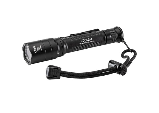 SureFire EDCL2-T Handhelds/Everyday Carry Light, Black, 1,200 Lumen, Pack of 1