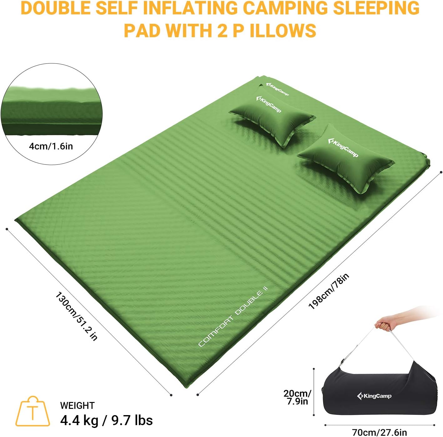 KingCamp Double Camp Pad