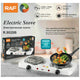 RAF R.8020B Electric Stove 1000+1000 Watts cooking hot plate with temperature control overheat protection electric cooker 2000 watts