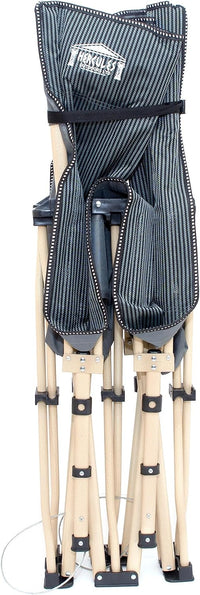 Hercules Heavy Duty Single Folding Camping Cot/Guest Bed With comfy Mattress + Bag