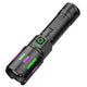 Ruilang RL-617 High-Quality Powerful Long Range USB Rechargeable LED Torch Light