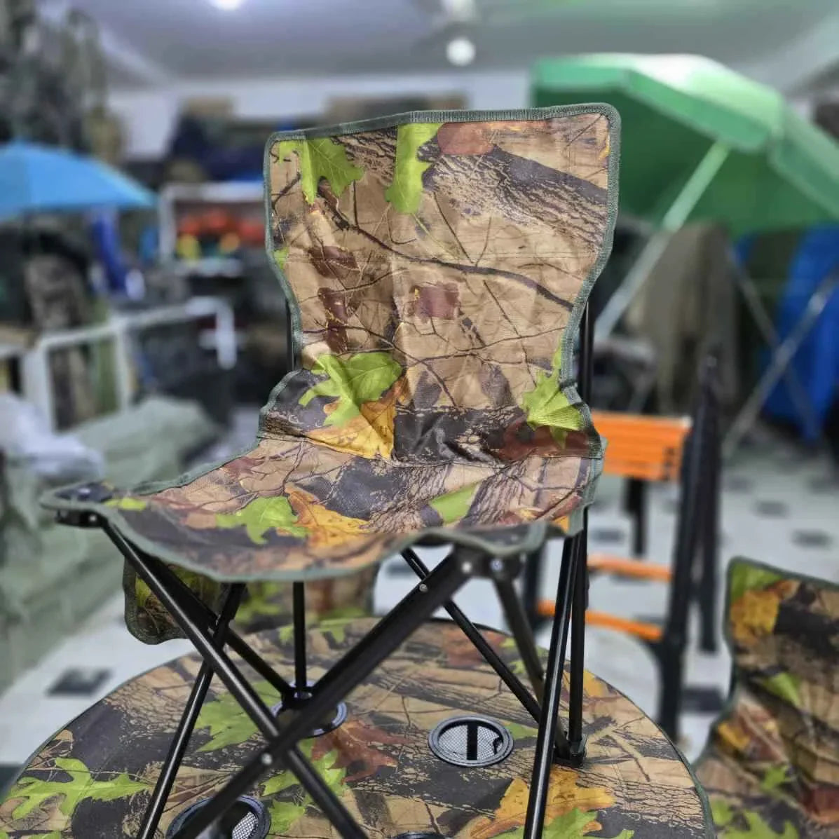 Outdoor Folding Table with 4 Chairs Set for Camping | Table Chair Set For Outdoor Adventure