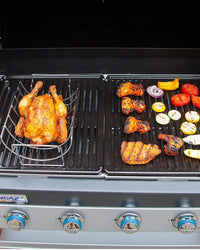 Campingaz Premium Barbecue Roast Basket and Rack - Silver