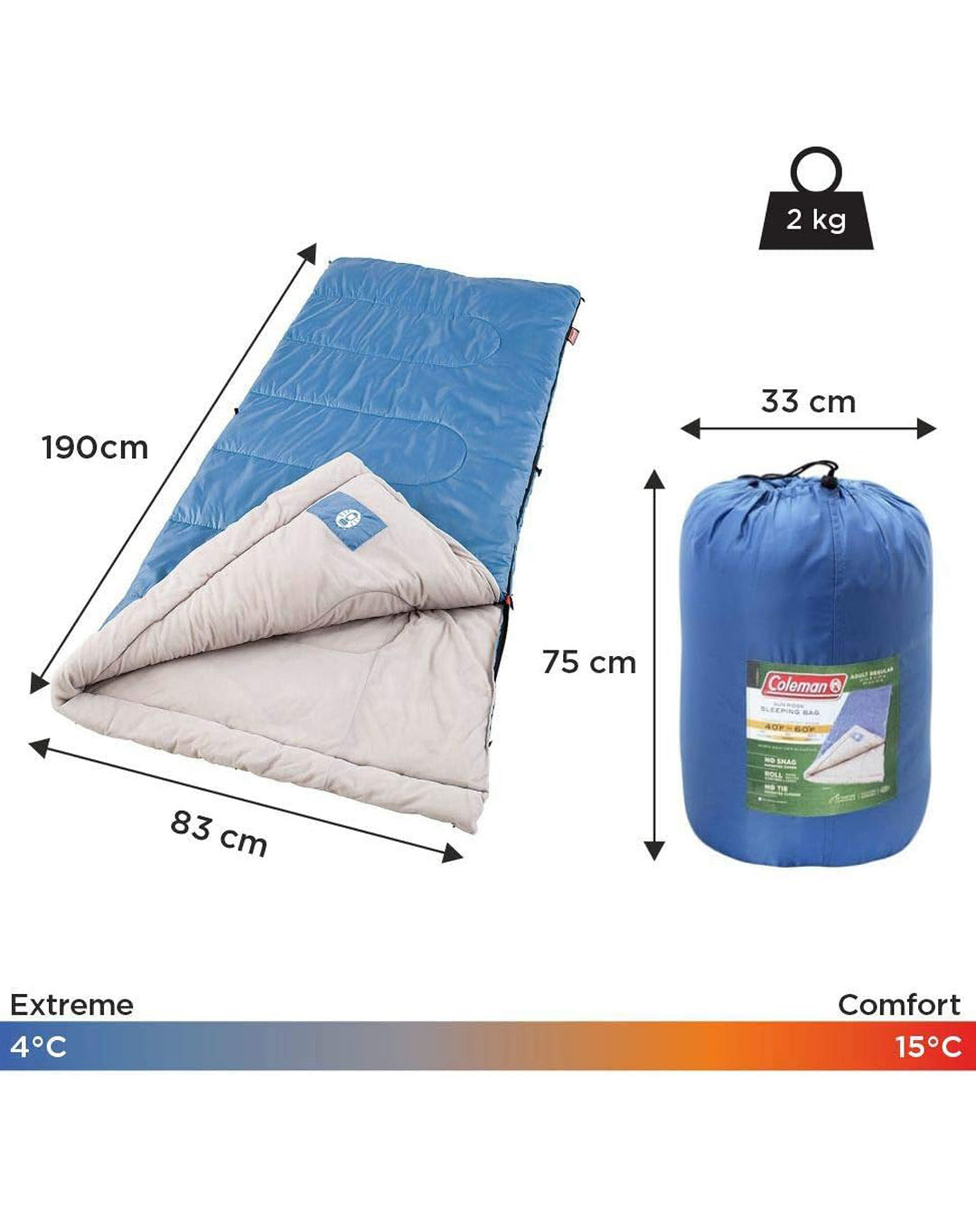 Coleman Sunridge™ Sleeping Bag