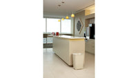 FIRE RESISTANT WASTEBASKET 40 QT BEIGE
