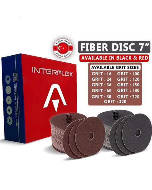 Fiber Disc (Red)7″ (Alox for Wood & Metal)