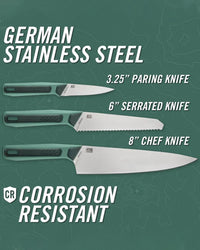 Gerber ComplEAT 3pc Knife Set
