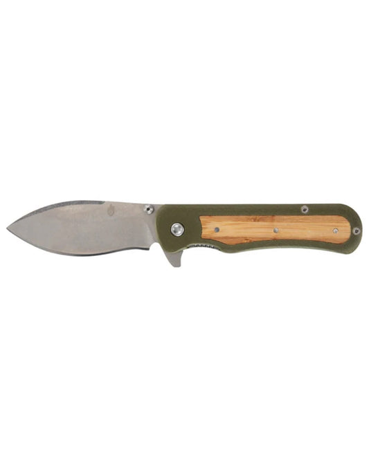 Gerber Gear Confidant EDC Pocket Knife, 3.2" Drop Point Plain Edge Folding Knife