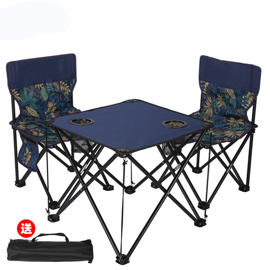 Leisure Outdoor Camping Chair with Mini Table Lightweight Folding Table Set Folding Camping Tables for Outdoor