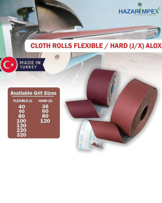 Interflex Abrasive cloth roll Hard (X)(ALOX)