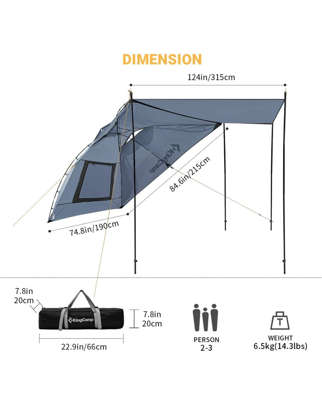 KingCamp Compass Plus Awning