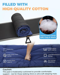 KingCamp KM2003 Soft Cotton Lightweight Camping Sleeping Cot Mat