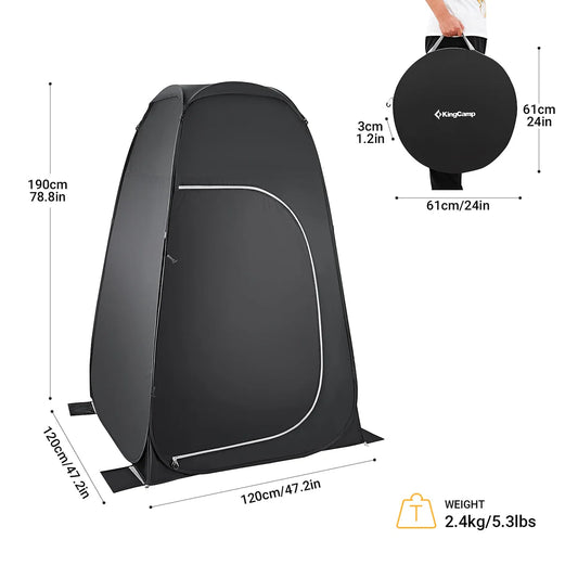 KingCamp Changing Tent Convenience