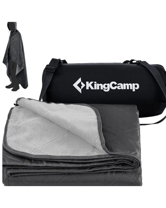 Kingcamp – Multi-Purpose Rain Coat &amp; Blanket Black