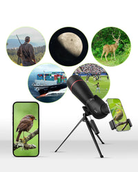 Landview 25-75X80 Zoom Spotting Scope For Outdoor Bird Watching