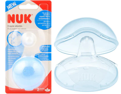 NUK NIPPLE SHIELDS SILICONE (S)