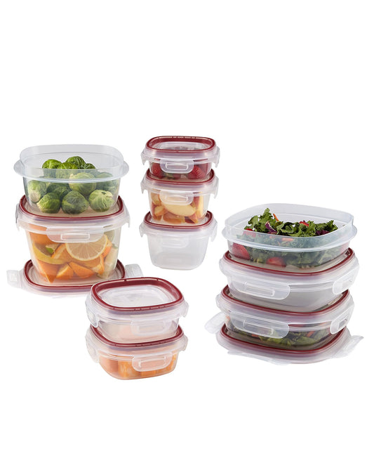 Rubbermaid 12 Piece Lock-Its Food Storage Set