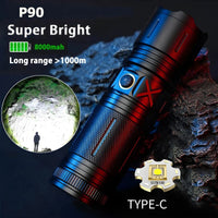 Ruilang RL-W409 High Power Telescopic Rechargeable Super P90 FlashLight
