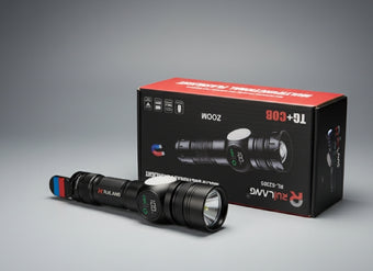 compare product RuiLang RL-S2305 Multifunctional Rechargeable Flashlight | TG+COB LED | Zoom | USB Charging | Magnetic Base | Waterproof Torch