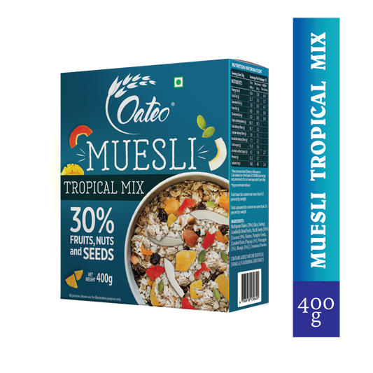 Oateo Muesli Tropical Mix 400g