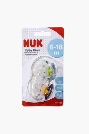 Happy Days Silicone Soother  (2 pack)