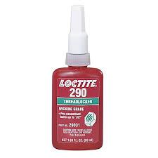 Loctite 290 – Medium/High Strength Wicking Grade Threadlocker