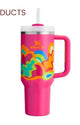 Stanley 40oz Quencher H2.0 Tumbler - Tropical Wave Edition: Stay Hydrated in Style