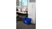 Rubbermaid Commercial Recycling Box 14 Gal Blue