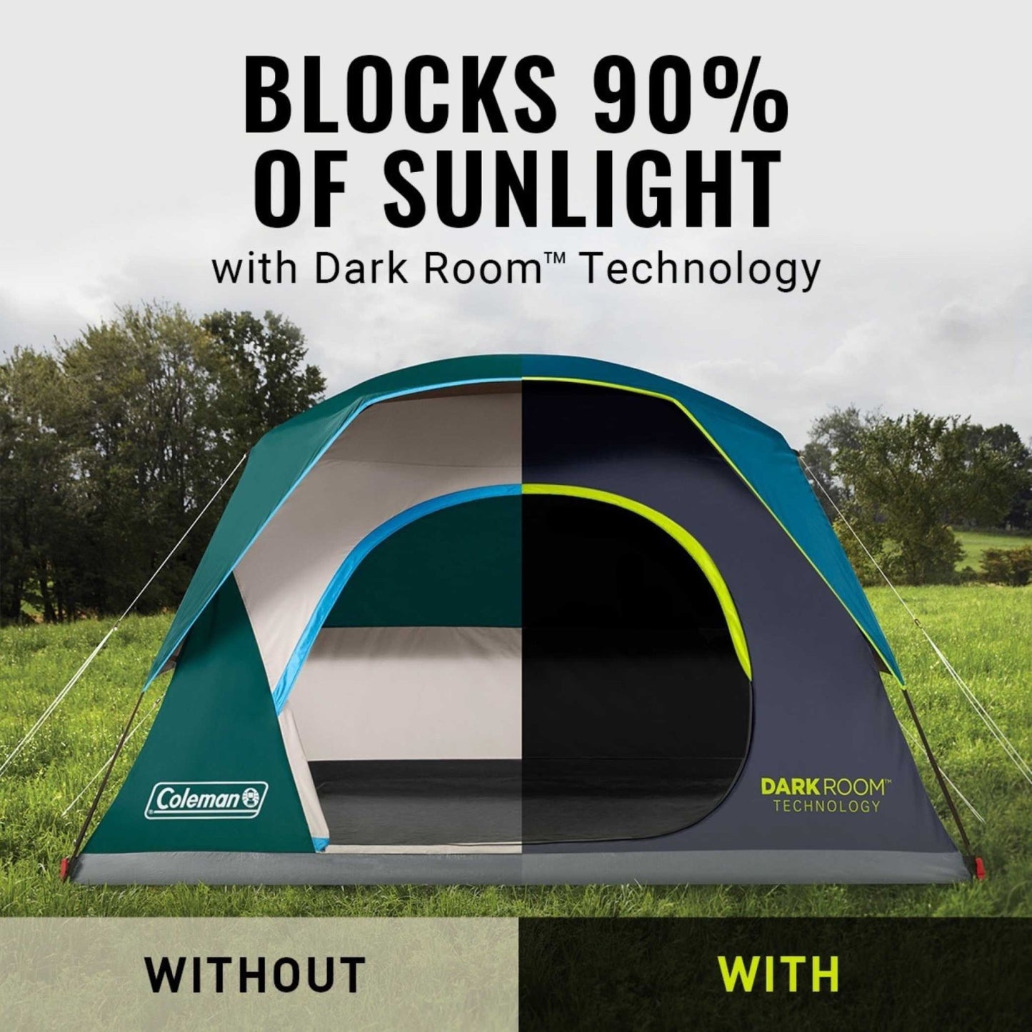 Coleman 8-Person Dark Room™ Skydome™ Camping Tent