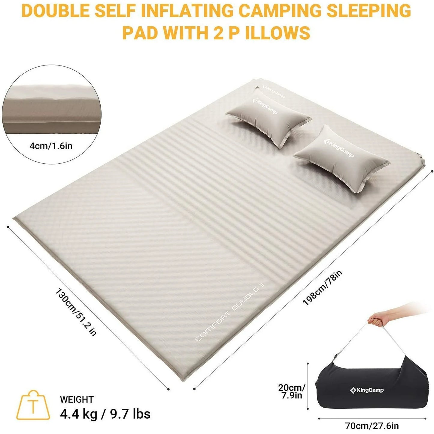 KingCamp Double Camp Pad