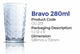 Ganj Glassware Bravo 280ML 6 Pieces