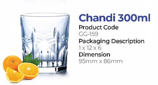 Ganj Glassware Bravo 300ML 6 Pieces