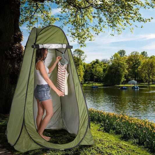 Pop-Up  Instant Privacy Tent, Shower, Toilet, Portable and Spacious, Beach Changing Tent
