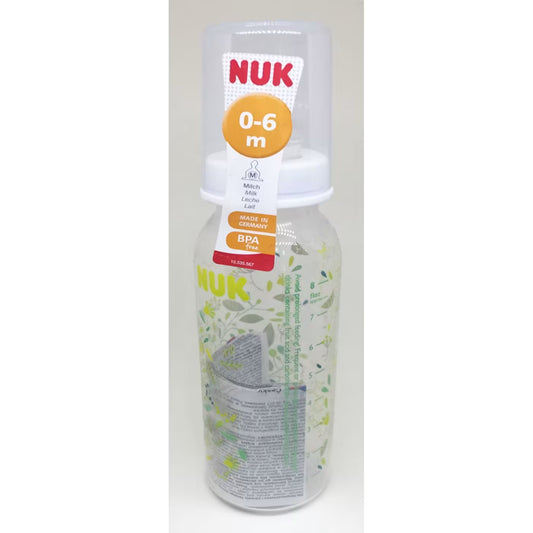 NUK Classic PP SILICONE Baby Bottle 240Ml 1 (0-6 Months) 10741419