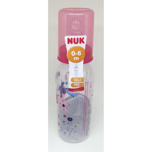 NUK Classic PP SILICONE Baby Bottle 240Ml 1 (0-6 Months) 10741419