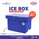 Comos Ice Box Cs40 Blue With Hinges 40L