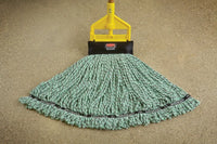 Rubbermaid Commercial Wash & Clean Mop For Maximizer Medium Wet Mop, Green