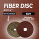 Fiber Disc (Red)4″