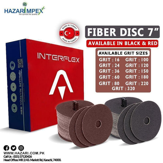 Fiber Disc (Red)7″ (Alox for Wood & Metal)
