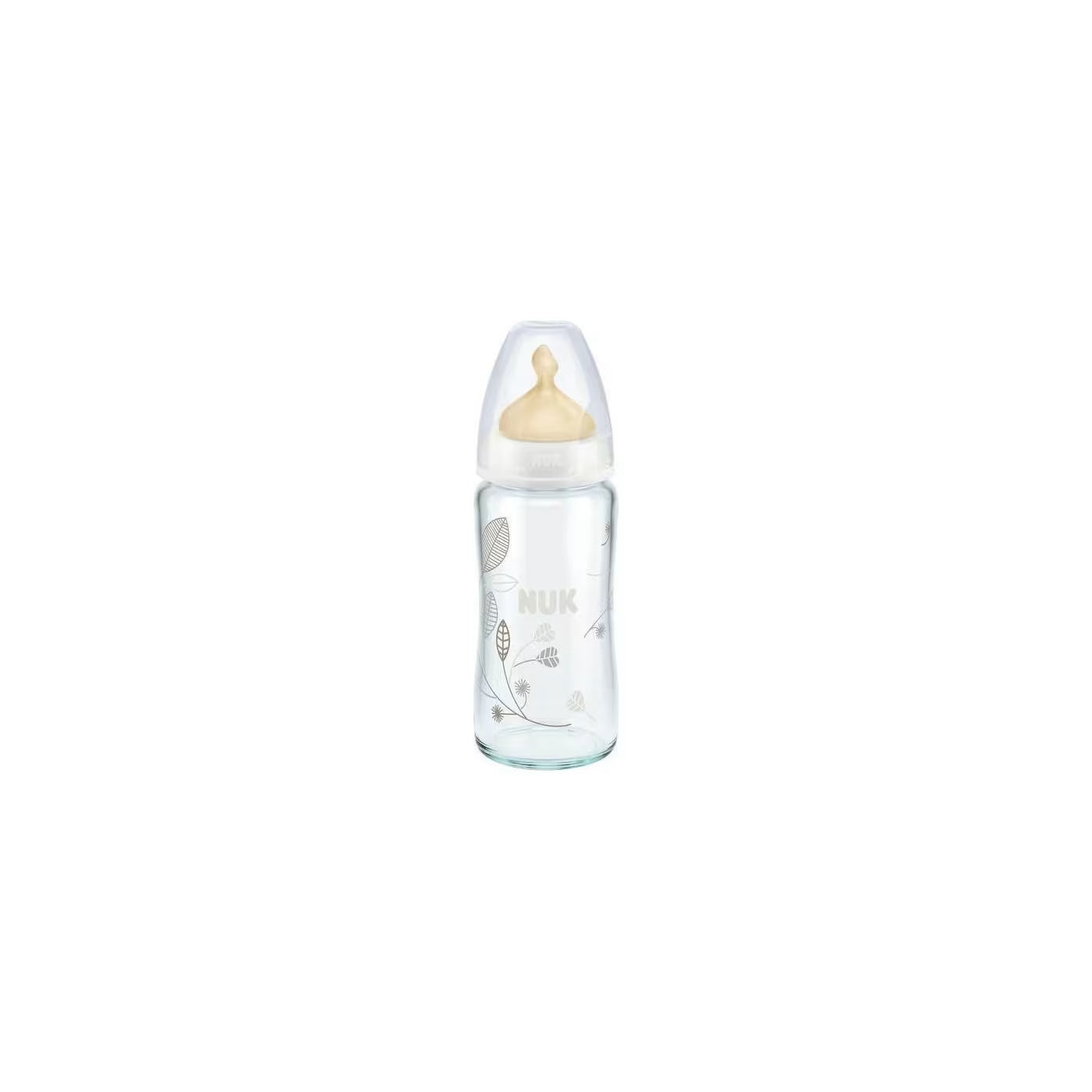 NUK First Choice Plus Glass Bottle Latex 240Ml
